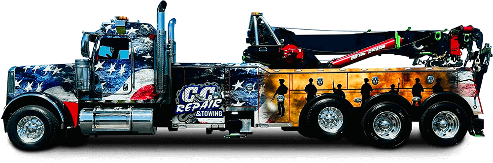 10-2025 Truck Cut Towing In Newberry Township | C&Amp;C Repair &Amp; Towing